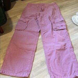 American Eagle Outfitters Pink Cargo Pants